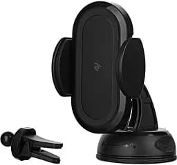 Автотримач 2E Car Windsheild/Airvent Wireless Charger 10W Black (2E-WCQ01-07)