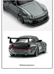 Машинка для дрифта на радіокеруванні Porsche S814 1:24 4WD з LED-ліхтарями (Темно-сірий) - мініатюра 7