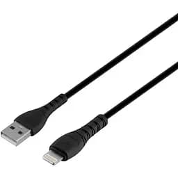 Кабель XO NB-Q165 3A fast charging usb cable Lightning Черный