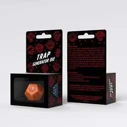 Кубик Q-Workshop Trap Generator Die: Orange&Black (12VTPG02) - мініатюра 3