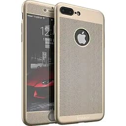 Чохол-накладка iPaky 360 Mesh PC Heat Dissipation cover case 3 in 1 iPhone 7 Plus Gold