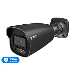 IP-відеокамера 6Mp TVT TD-9462S4-C (D/PE/AW3) Black f=2.8mm, ІЧ+LED-підсвічування, з мікрофоном (77-00404) - мініатюра 1