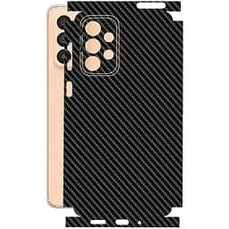 Захисна плівка StatusSKIN для Samsung Galaxy A33 5G A336 Корпус Вініл Карбон чорний - мініатюра 1