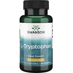 Аминокислота Swanson L-Tryptophan 500 мг 60 капсул