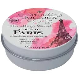 Массажная свечa Petits Joujoux Paris Vanilla and Sandalwood с афродизиаками 43 мл