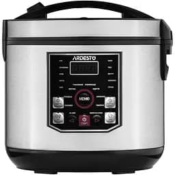 Мультиварка Ardesto MC-P21 860Вт 5л книга рецептов нержавеющая сталь+пластик серебристая