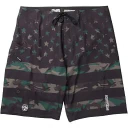 Шорты Pelagic Sharkskin Americamo Boardshorts 2.0 30 Green Fish Camo