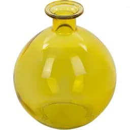 Ваза Lefard Bottle 15 см желтая (821-003)