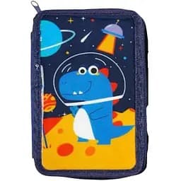 Пенал школьный C 60688-1 с двумя отделениями и набором канцтоваров