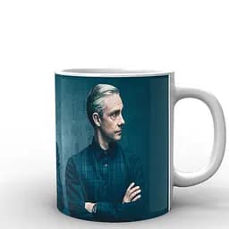 Кухоль GeekLand Шерлок Холмс Sherlock задумливі SH.002.12 330 мл білий