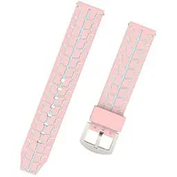 Силиконовый ремешок Primo Splint для часов Samsung Galaxy Watch 46 мм SM-R800 Pink Grey