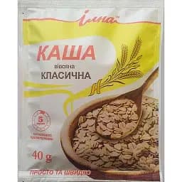 Каша швидкого приготування Ілна вівсяна класична 40 г