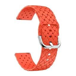 Силіконовий ремінець Twist для Xiaomi Amazfit GTS 22e34 mini - помаранчевийширина кріплення 20ммWatchbands (W31-8WB23969021) - мініатюра 2