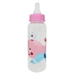Пляшечка для годування "Кит" MGZ-0206 (Pink) 250 мл - мініатюра 2