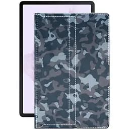 Чехол StatusCASE из экокожи для планшета Samsung Galaxy Tab S7 FE 2021 Хаки-синий