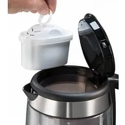 Електрочайник Russell Hobbs Glass 1.7 л сріблясто-чорний (21600-57) - мініатюра 5