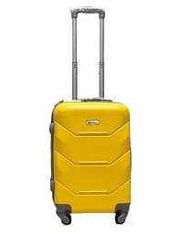 Валіза маленька S ABS-пластик Milano bag 147M 55×38×23см 45л Жовтий