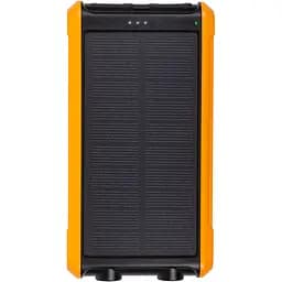 Универсальная мобильная батарея PowerPlant 10000mAh, 2xUSB-A, солнечная панель 5.5V-0,2A