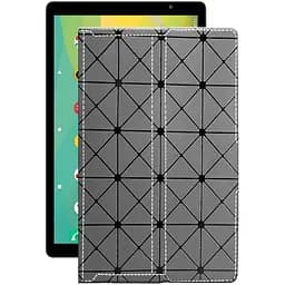 Чехол StatusCASE из экокожи для планшета Prestigio Grace 4991 4G Серый ромб