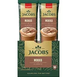 Напій кавовий Jacobs 3 в 1 Classic Mokka 21 г х 10 шт.