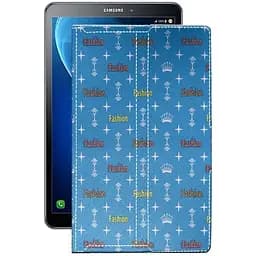 Чехол StatusCASE из экокожи для планшета Samsung Galaxy Tab A6 (T580) Фэшн голубой