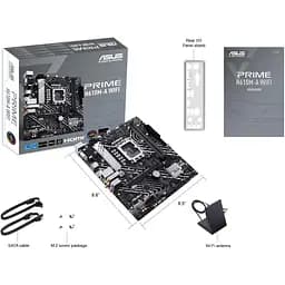 Материнська плата Asus Prime H610M-A WIFI s1700 H610 2xDDR5 M.2 HDMI D-Sub DP Wi-Fi BT mATX - мініатюра 2
