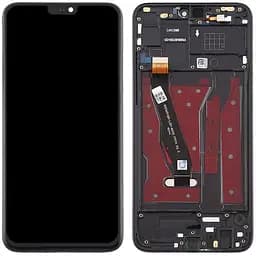 Дисплей Honor 8X /9X Lite чорний, оригінал PRC, з рамкою