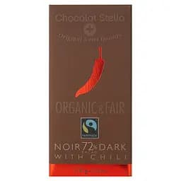 Шоколад чорний Chocolat Stella з перцем чілі органічний 100 г (584361)