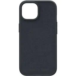 Чохол-накладка Njord Suede MagSafe Case Black для iPhone 15 Plus (NA52SU00) - мініатюра 4