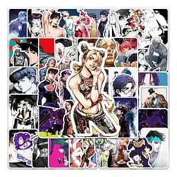 Стікерпак ДжоДжо набір наклейок GeekLand JoJo 50 штук