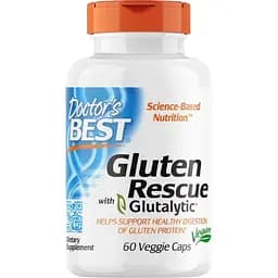 Натуральна добавка Doctor's Best Gluten Rescue 60 вегакапсул