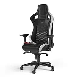 Геймерське крісло Noblechairs EPIC Real Leather Black, White and Red