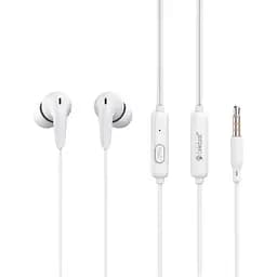 Навушники провідні Celebrat g26 з мікрофоном білі