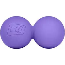 Силиконовый массажный двойной мяч Hop-Sport HS-S063DMB 63 мм фиолетовый