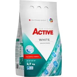 Стиральный порошок Active White для белых вещей, 2,7 кг (36 циклов)