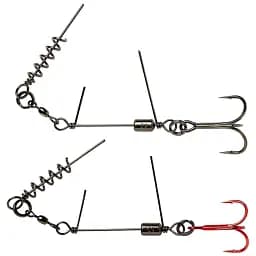 Оснастка Savage Gear SS Corkscrew Stinger 3G 1X #1 16kg Red + BN (2 шт/уп)