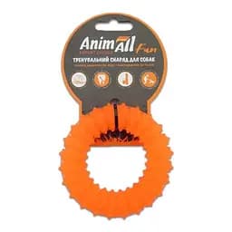 Игрушка AnimAll Fun кольцо с оранжевым шипами 9 см