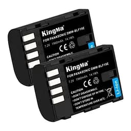 2-Pack KingMa Panasonic DMW-BLF19E комплект з 2 акумуляторів