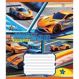 Зошит учнівський "Супертрак" 018-530353K-1 в клітинку, 18 аркушів