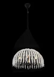 Люстра подвесная хрустальная на 6 ламп Valeso 33065/500 черный