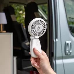 Вентилятор Bo-Camp Mini Fan With Clamp White акумуляторний (8520960) - мініатюра 3