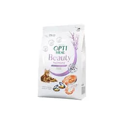 Сухой корм для кошек Optimeal Beauty Harmony беззерновой на основе морепродуктов 4 кг (4820215366069)