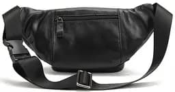Сумка на пояс з натуральної шкіриTiding Bag Чорний - мініатюра 2