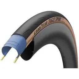 Покрышка GoodYear 700 x 25C 25-622 Eagle Sport tube type folding 60tpi Black/Tan (1084-TIR-28-85)