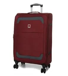 Валіза Середня (M) тканинна Airtex Worldline Tirana 608 на 4 колесах 65x41x23см 69л Бордовий - мініатюра 1