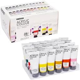 Набір акрилових фарб "Art Ranger" Bambi PA32.24022.A, 24 кольори