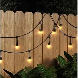 Вулична ретро-гірлянда Brille для кафе на 10 ламп HD-114S/10 E27 BK 10 м