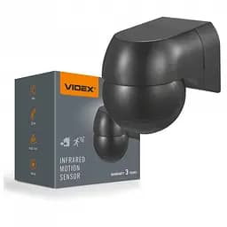 Датчик руху та освітленості Videx VL-SPW11B 220V 800W IP44 інфрачервоний чорний