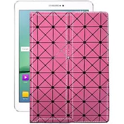 Чехол StatusCASE из экокожи для планшета Samsung Galaxy Tab S2 9.7 2016 (T819) Розовый ромб