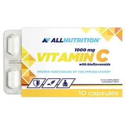 Вітамін C Allnutrition Vitamin C 1000 mg + Bioflaw 10 капсул